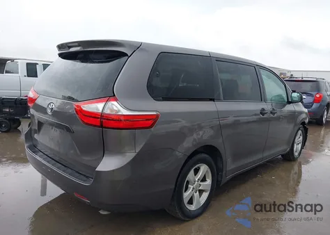 2015 Toyota Sienna из США, поврежденный, VIN 5TDZK3DC7FS547540